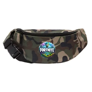Fortnite land, Unisex τσαντάκι μέσης (μπανάνα) χρώματος παραλλαγή Jungle με 2 τσέπες