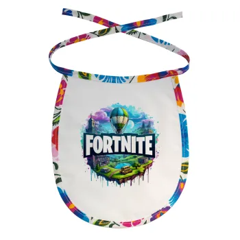 Fortnite land, Σαλιάρα μωρού αλέκιαστη με κορδόνι Χρωματιστή