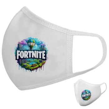 Fortnite land, Μάσκα υφασμάτινη υψηλής άνεσης παιδική (Δώρο πλαστική θήκη)