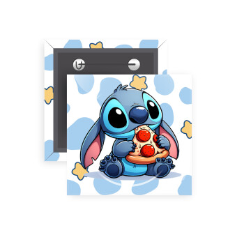 Stitch Pizza, Κονκάρδα παραμάνα τετράγωνη 5x5cm