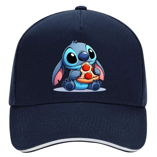 Stitch Pizza — DRILL Καπέλο Ενηλίκων Ultimate ΜΠΛΕ/ΛΕΥΚΟ, (100% ΒΑΜΒΑΚΕΡΟ, ΕΝΗΛΙΚΩΝ, UNISEX, ONE SIZE)