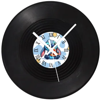 Stitch Pizza, Ρολόι τοίχου Βινύλιο (30cm)