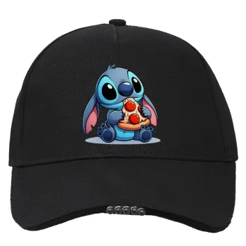 Stitch Pizza, Καπέλο Εργασίας & Δραστηριοτήτων με LED Φως - Ιδανικό για Νύχτα & Χαμηλό Φωτισμό (100% ΒΑΜΒΑΚΕΡΟ, ΕΝΗΛΙΚΩΝ, UNISEX)