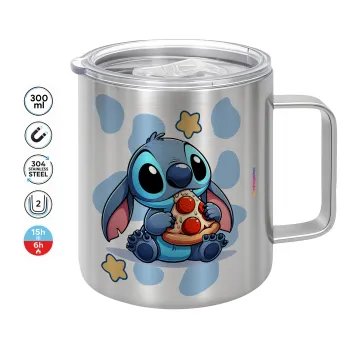 Stitch Pizza, Κούπα Ανοξείδωτη διπλού τοιχώματος 300ml