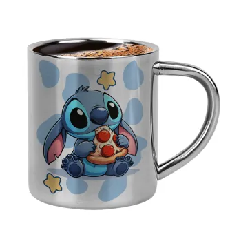 Stitch Pizza, Double-wall metal cup for espresso (220ml)