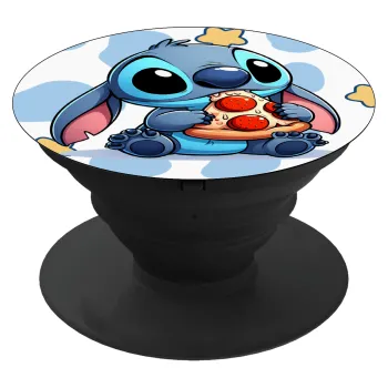 Stitch Pizza, Phone Holders Stand  Μαύρο Βάση Στήριξης Κινητού στο Χέρι