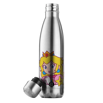 Princess Peach, Inox (Stainless steel) double-walled metal mug, 500ml