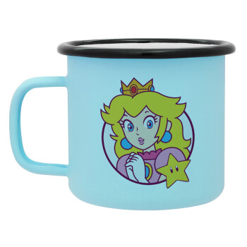 Princess Peach, Κούπα Μεταλλική εμαγιέ ΜΑΤ σιέλ 360ml