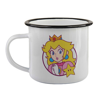 Princess Peach, Κούπα εμαγιέ με μαύρο χείλος 360ml