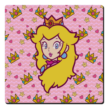 Princess Peach, Τετράγωνο μαγνητάκι ξύλινο 6x6cm