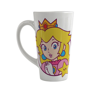 Princess Peach, Κούπα κωνική Latte Μεγάλη, κεραμική, 450ml