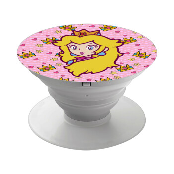 Princess Peach, Phone Holders Stand  White Hand-held Mobile Phone Holder