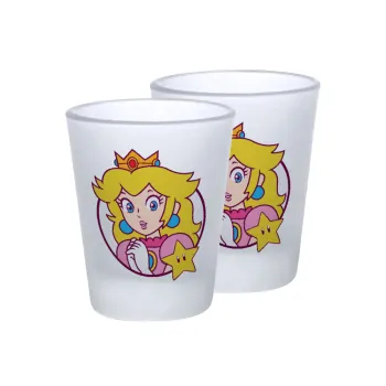 Princess Peach, Σφηνοπότηρα γυάλινα 45ml του πάγου (2 τεμάχια)