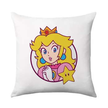Princess Peach, Μαξιλάρι καναπέ 40x40cm περιέχεται το  γέμισμα