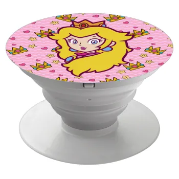 Princess Peach, Phone Holders Stand  White Hand-held Mobile Phone Holder