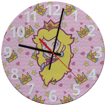 Princess Peach, Ρολόι τοίχου γυάλινο (30cm)