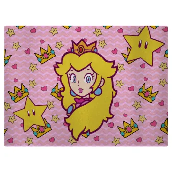 Princess Peach, Επιφάνεια κοπής γυάλινη (38x28cm)