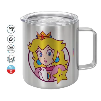 Princess Peach, Κούπα Ανοξείδωτη διπλού τοιχώματος 300ml