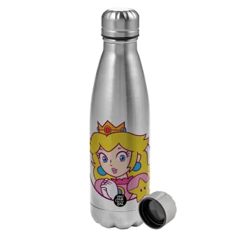 Princess Peach, Μεταλλικό παγούρι νερού, ανοξείδωτο ατσάλι, 750ml