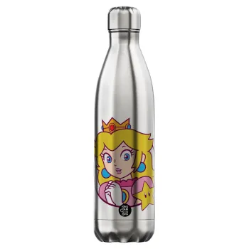 Princess Peach, Inox (Stainless steel) hot metal mug, double wall, 750ml