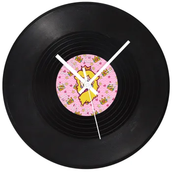 Princess Peach, Ρολόι τοίχου Βινύλιο (30cm)