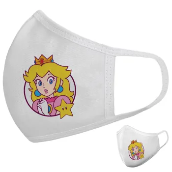 Princess Peach, Μάσκα υφασμάτινη υψηλής άνεσης παιδική (Δώρο πλαστική θήκη)