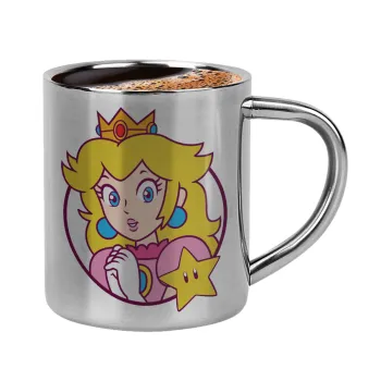 Princess Peach, Double-wall metal cup for espresso (220ml)