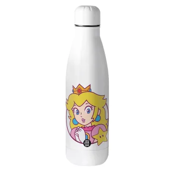 Princess Peach, Μεταλλικό παγούρι θερμός (Stainless steel), 500ml