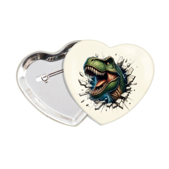 Dinosaur break wall, Κονκάρδα παραμάνα καρδιά (57x52mm)