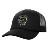 Καπέλο Ενηλίκων Soft Trucker με Δίχτυ Μαύρο (POLYESTER, ΕΝΗΛΙΚΩΝ, UNISEX, ONE SIZE)