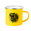 Yellow Enamel Metallic Cup 360ml