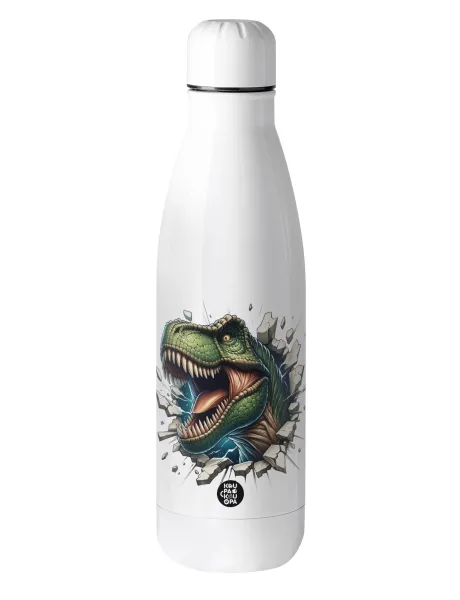 Dinosaur break wall — Μεταλλικό παγούρι θερμός (Stainless steel), 500ml