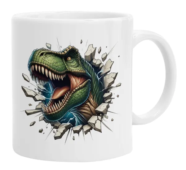 Dinosaur break wall — Κούπα, κεραμική, 330ml