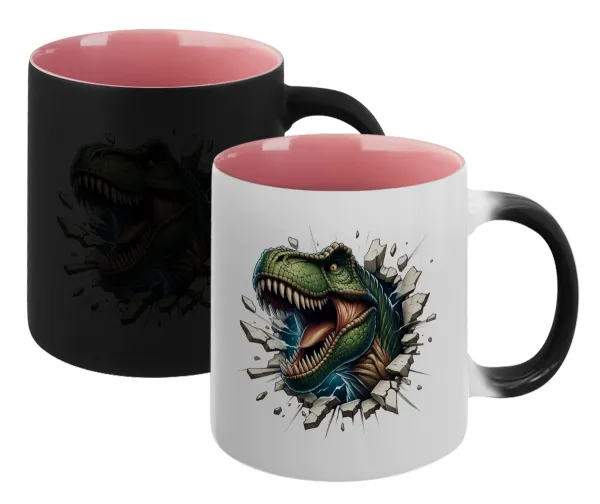 Dinosaur break wall — Μαγική εσωτερικό ΡΟΖ