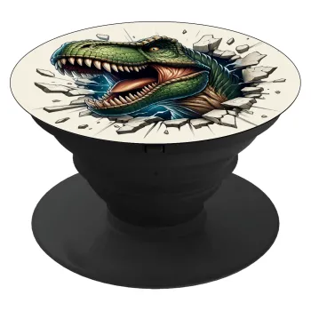 Dinosaur break wall, Phone Holders Stand  Μαύρο Βάση Στήριξης Κινητού στο Χέρι