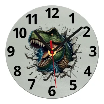 Dinosaur break wall, Ρολόι τοίχου γυάλινο (20cm)