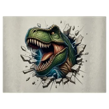 Dinosaur break wall, Επιφάνεια κοπής γυάλινη (38x28cm)