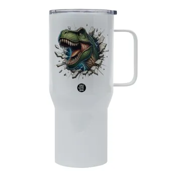 Dinosaur break wall, Tumbler με καπάκι, διπλού τοιχώματος (θερμό) 750L