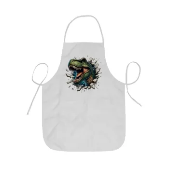 Dinosaur break wall, Ποδιά Σεφ ολόσωμη κοντή  Παιδική (44x62cm)