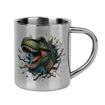 Dinosaur break wall, Mug Stainless steel double wall 300ml