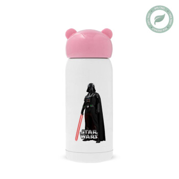 Darth vader, Ροζ ανοξείδωτο παγούρι θερμό (Stainless steel), 320ml