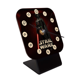 Darth vader, Επιτραπέζιο ρολόι σε φυσικό ξύλο (10cm)