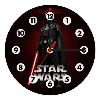 Darth vader, Wooden wall clock (20cm)