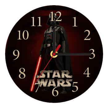 Darth vader, Ρολόι τοίχου ξύλινο plywood (20cm)