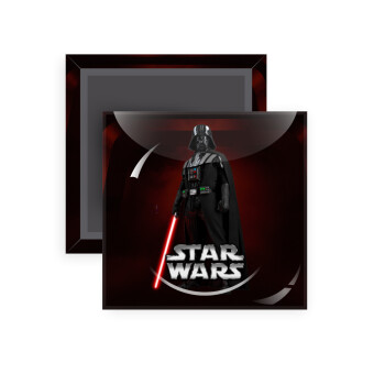 Darth vader, Μαγνητάκι ψυγείου τετράγωνο διάστασης 5x5cm