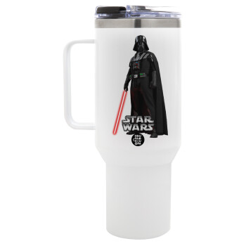 Darth vader, Mega Stainless steel Tumbler with lid, double wall 1,2L