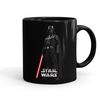 Darth vader, Κούπα Μαύρη, κεραμική, 330ml