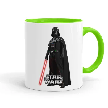 Darth vader, Κούπα χρωματιστή βεραμάν, κεραμική, 330ml