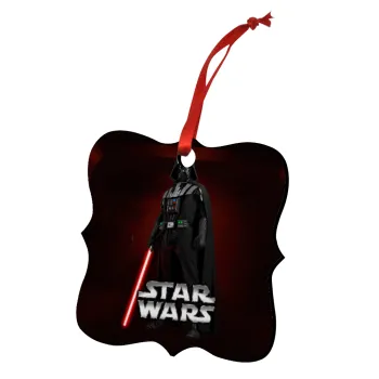 Darth vader, Στολίδι Χριστουγεννιάτικο στολίδι polygon ξύλινο 7.5cm