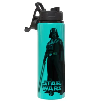 Darth vader, Μεταλλικό παγούρι νερού με καπάκι ασφαλείας, αλουμινίου 850ml